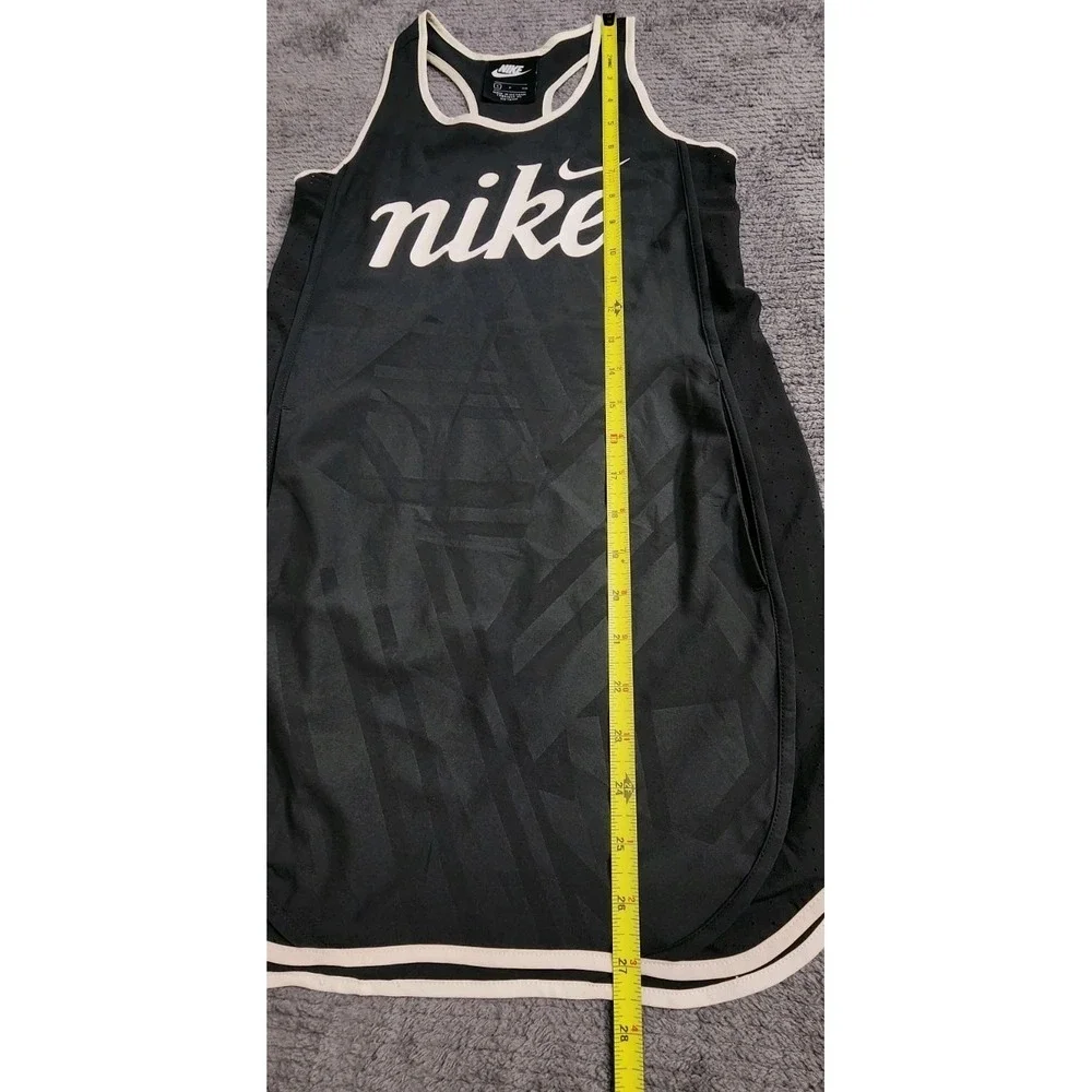 NIKE SPORTSWEAR‎ TEMPO LIGHTWEIGHT WOVEN DRESS Black Tank Girls Sz S Tennis NEW